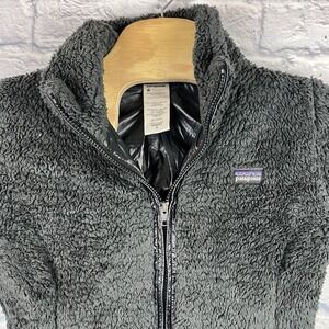 Patagonia Women Gray Los Gatos Fleece Sherpa Full Zip Jacket Outdoor Size‎ Small